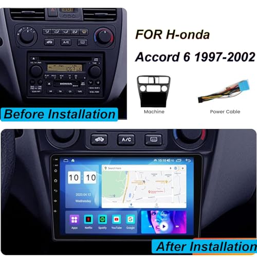 Estéreo de coche Android 13 con pantalla táctil de 9 pulgadas e interfaz IPS fluida 2