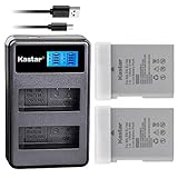 Kastar Battery (X2) & LCD Dual Slim Charger for Nikon EN-EL14a, EN-EL14, ENEL14A, ENEL14 & Nikon Coolpix P7000 P7100 P7700 P7800, D3100, D3200, D3300, D3400, D5100, D5200, D5300 DSLR, Df DSLR, D5600