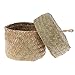 Cesto del regalo cestino cestino cestino di vimini cestino fatto a mano paglia texi canestro in vimini pentola piantatore pentola fiore contenitore per decorazione giardino