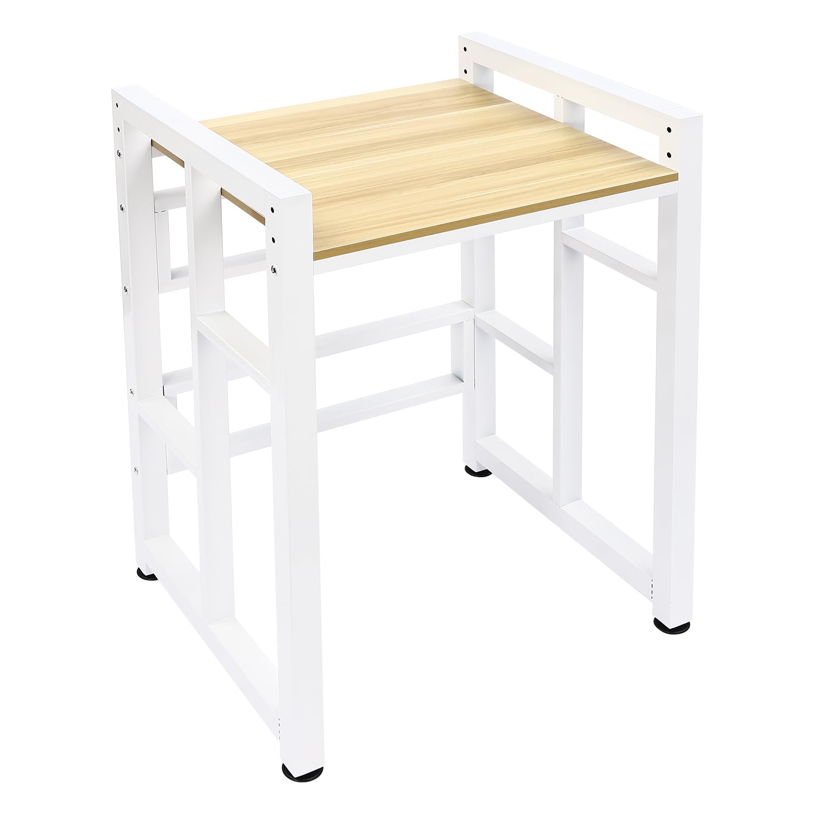 419LBS 25.59In Washer Dryer Stacking Rack Stand, Heavy Duty Over Washer Dryer Shelves Metal Washer Dryer Stacking Kit Height Adjustable Machine Stacking Rack for Laundry Room Bathrooms Balconies