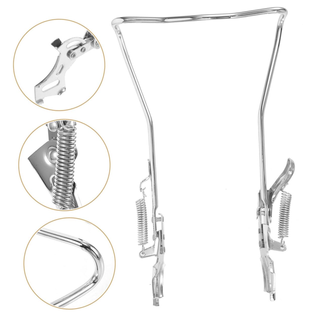BESTonZON Cavalletto per Bici in Supporto per Biciclette Cavalletto per Parcheggio Bici Piedini di Arresto per Bicicletta Facile da Installare e Rimuovere