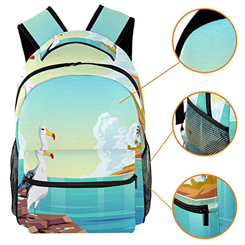 Mochila para evitar dolor de espalda infantil con correas adaptables y espacio de bebidas 3