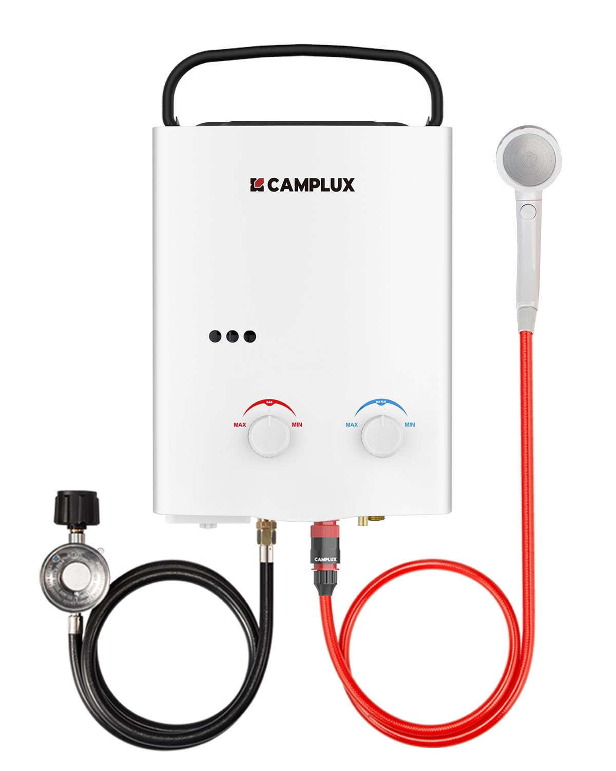 Buy CAMPLUX Tankless Water Heater Outdoor, 1.32 GPM Portable Propane