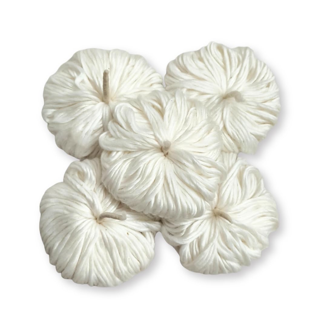 365 Days Cotton Vattulu for Karthika Masam (Set of 5) | Deepam Cotton Thiri Wicks Batti for Daily Pooja & Temple-image-23