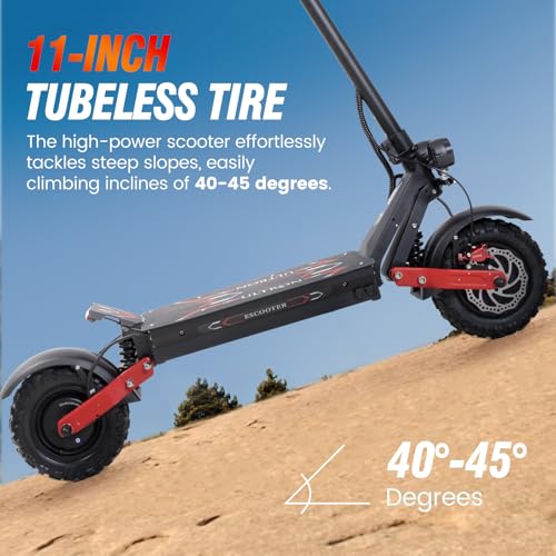 Electric Scooter Fast with Seat for Adults, 52 mph and 50 Miles Range - Image 6