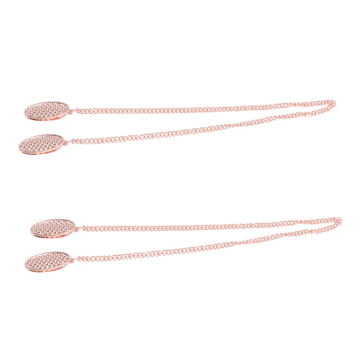 BELLIFFY Baby Napkin Holder Napkin Clip Rope 2pcs Zinc Alloy Bib Clips Utensil Holder for Party Napkin Fixing