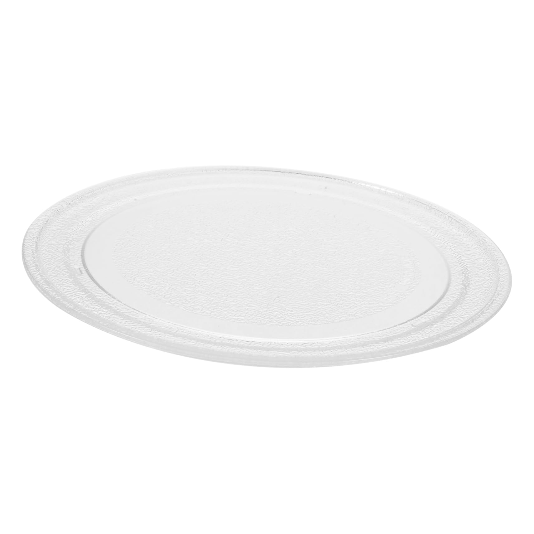HEALLILY Microwave Glass Plate Replacement for Turntable Oven Glass Turntable Microwave Accessories for Quick Heating and Easy Cleaning
