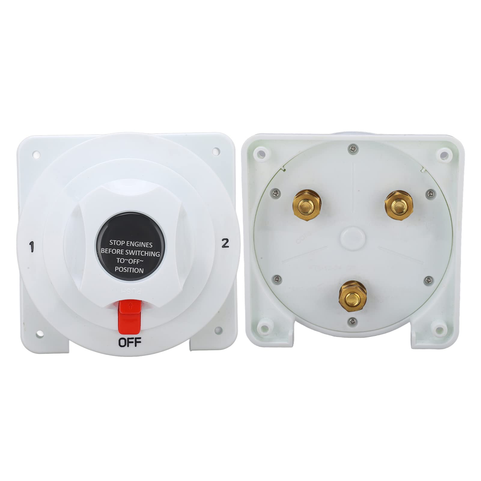 Alomejor Interruttore Staccabatteria Marino Interruttore Staccabatteria 12‑32V Interruttore Isolatore per, Barca, Auto, Camper