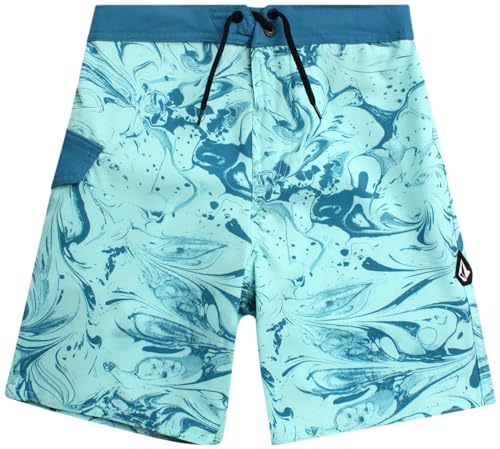 Volcom Boys Board Shorts - UPF 50+ Quick Dry Boys Swim Trunks with Pockets - Kids' Swimwear Swim Shorts (Sizes: 8-16)