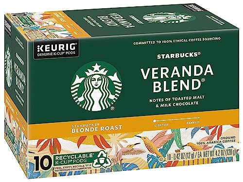Image of Starbucks Ground Coffee-Dark Roast Coffee (Veranda, 10 Count (Pack of 8))