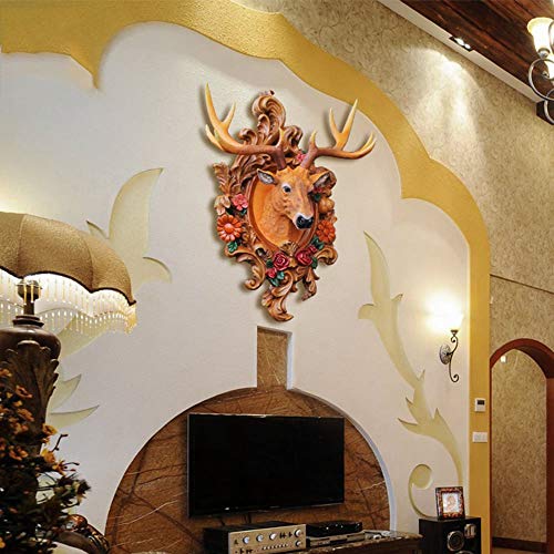 Cabeza de ciervo decorativa ideal para crear un ambiente calido en tu salon