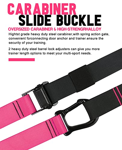 Home Resistance Training Kit, Bodyweight Resistance Straps For Full-Body Workout, 2 Adjustable Workout Straps With Handles, Door Anchor, Supports Up To 500Lbs, All-In-One Home Gym Equipment #TOP2