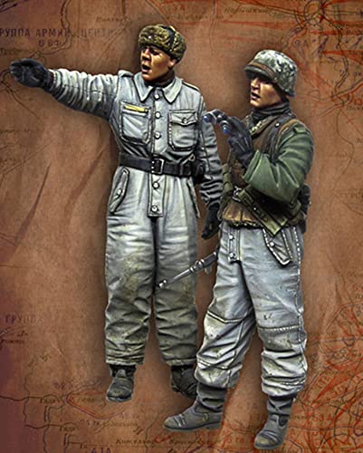 Kit de figura de resina 1:35 Ancient Crew Stand sin pintar miniatura 1