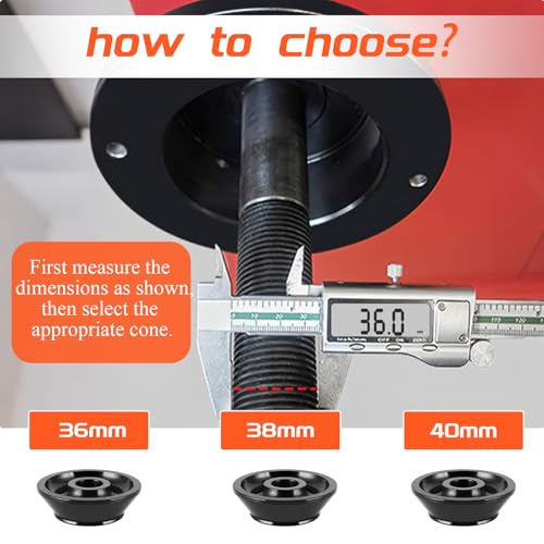 Image of Wheel Balancer Cone 1.41in /36mm Universal Wheel Balancer Adapter Cone Set 4pcs Tire Balancing Machine Cones Set Cone