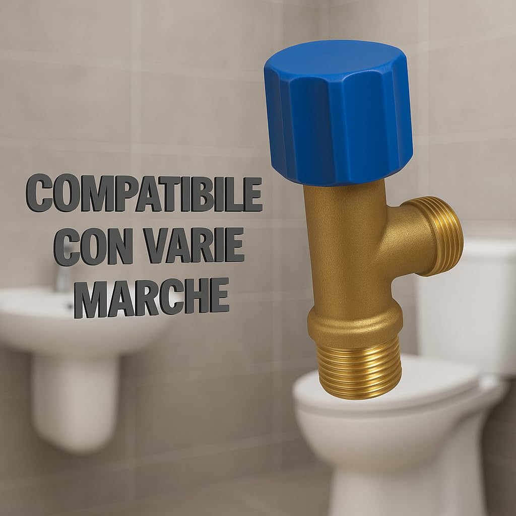 Robinet d'arrêt compatible pour boîtier encastré Geberit