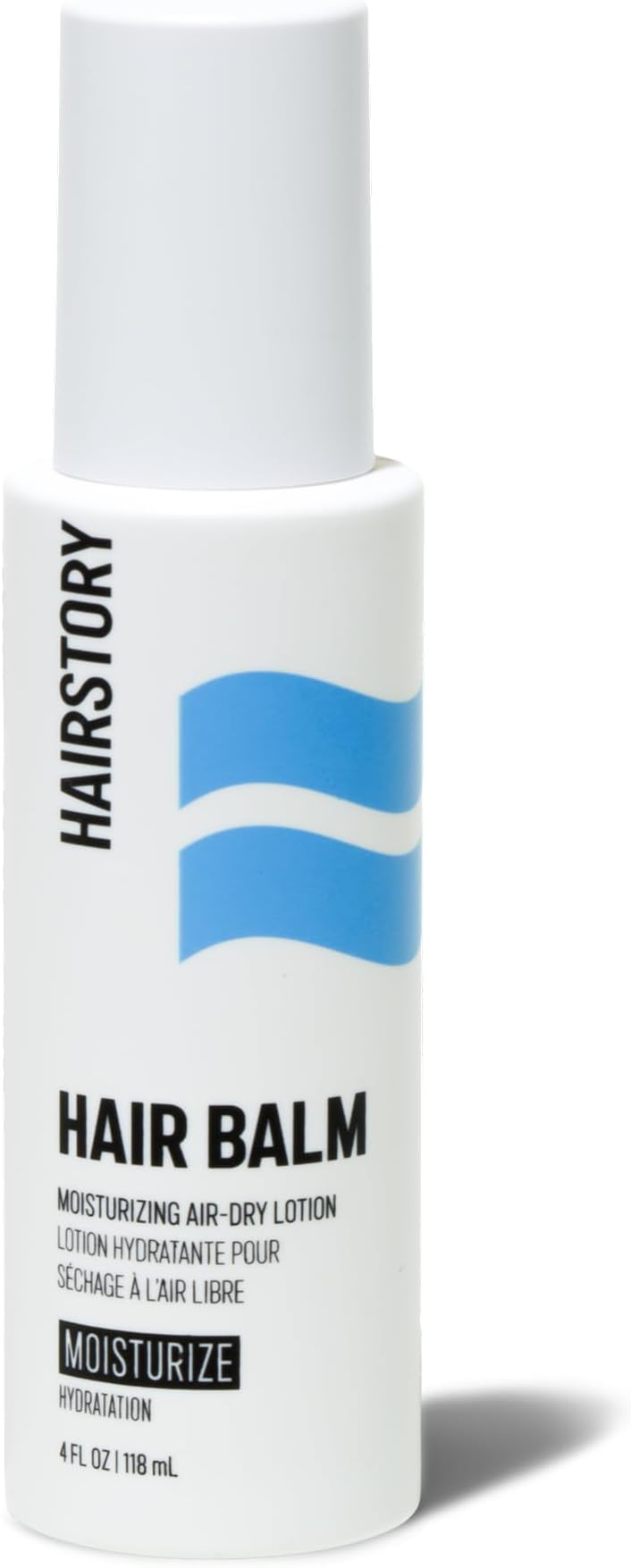 Hairstory Leave In Conditioning Balm for Curly Hair & Frizziness, Manage Dryness & Detangle Knots, All Day Moisturizing Cream, Protect Against Breakage, Natural Ingredients, Sulfate Free, 4oz Bottle