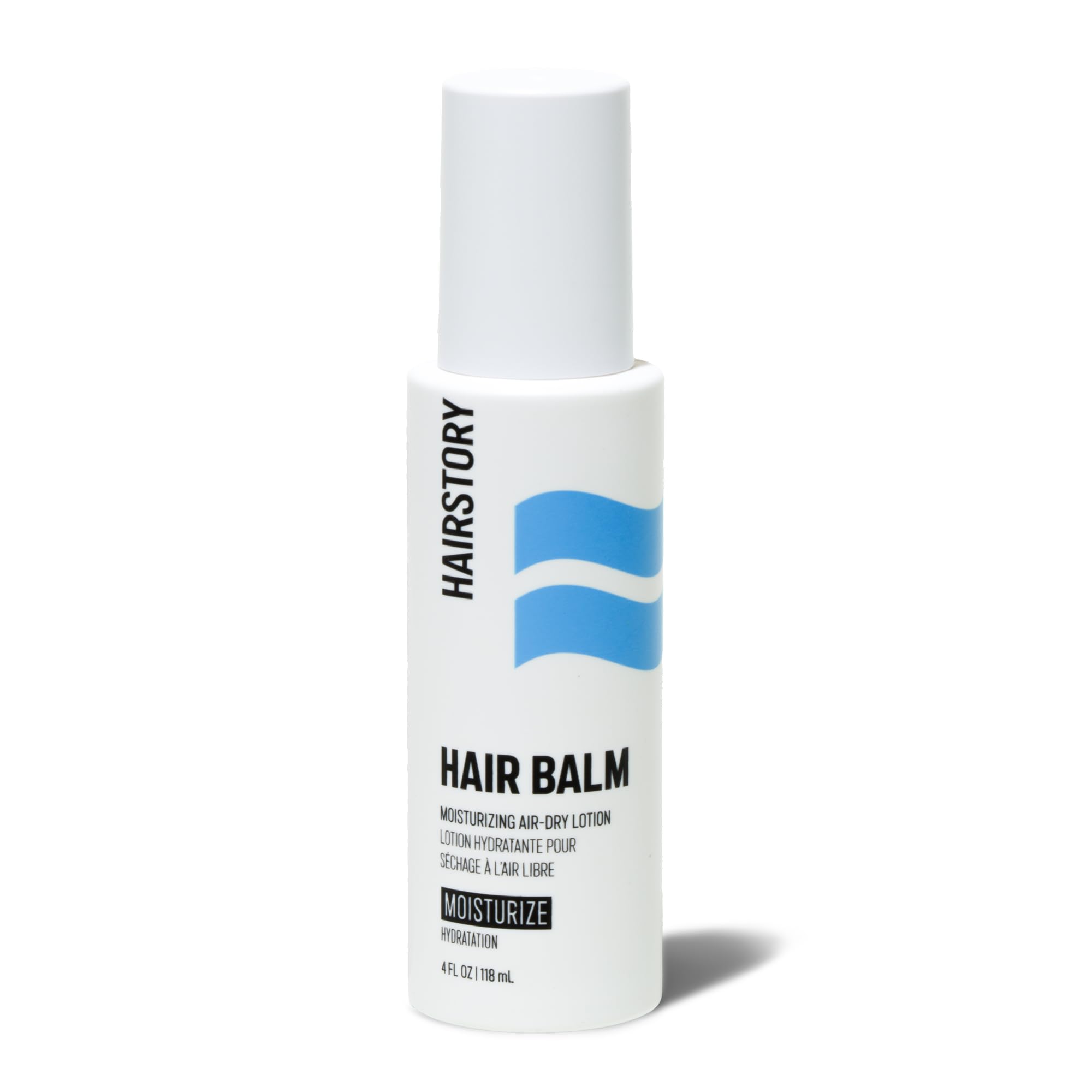 Hairstory Hair Balm, Moisturizing Air Dry Lotion, Leave In Conditioner Cream for All Hair Types, Adds Softness & Shine, Smooths Frizz, Defines Waves & Curls, 4oz