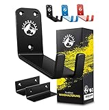 ✅ 𝗟𝗘𝗜𝗖𝗛𝗧𝗘𝗦 𝗔𝗨𝗙𝗛Ä𝗡𝗚𝗘𝗡 - Die Fahrradhalter wurden in einem einmaligen Winkel gebogen um die Fahrrad Aufhängung zu vereinfachen und Ihren Rücken zu schonen. Dadurch wird ein schnelles aufhängen und abhängen gewährleistet.