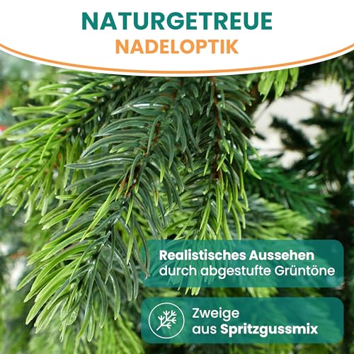 Gartenpirat Künstlicher Weihnachtsbaum BonTree Fichte 210 cm – Ansicht 3