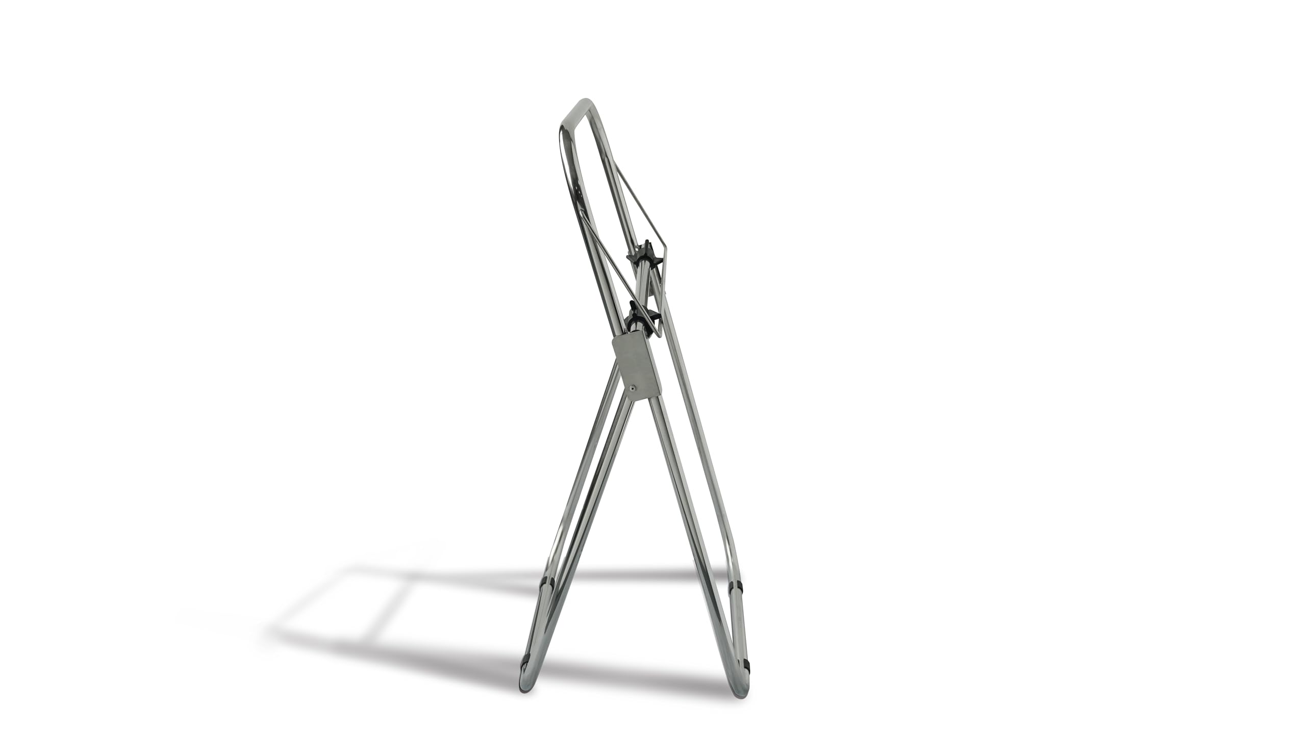 HENDI Distributeur d’essuie-mains sur pied, porte-rouleau, dérouleur avec barre dentée, pour rouleaux jusqu’à 43cm de largeur, 540x395x(H)975mm, acier inoxydable