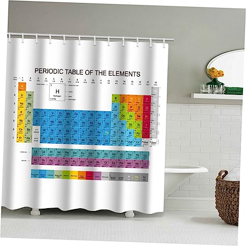 Rideau de bain Ciieeo 150x180 cm à impression numérique colorée