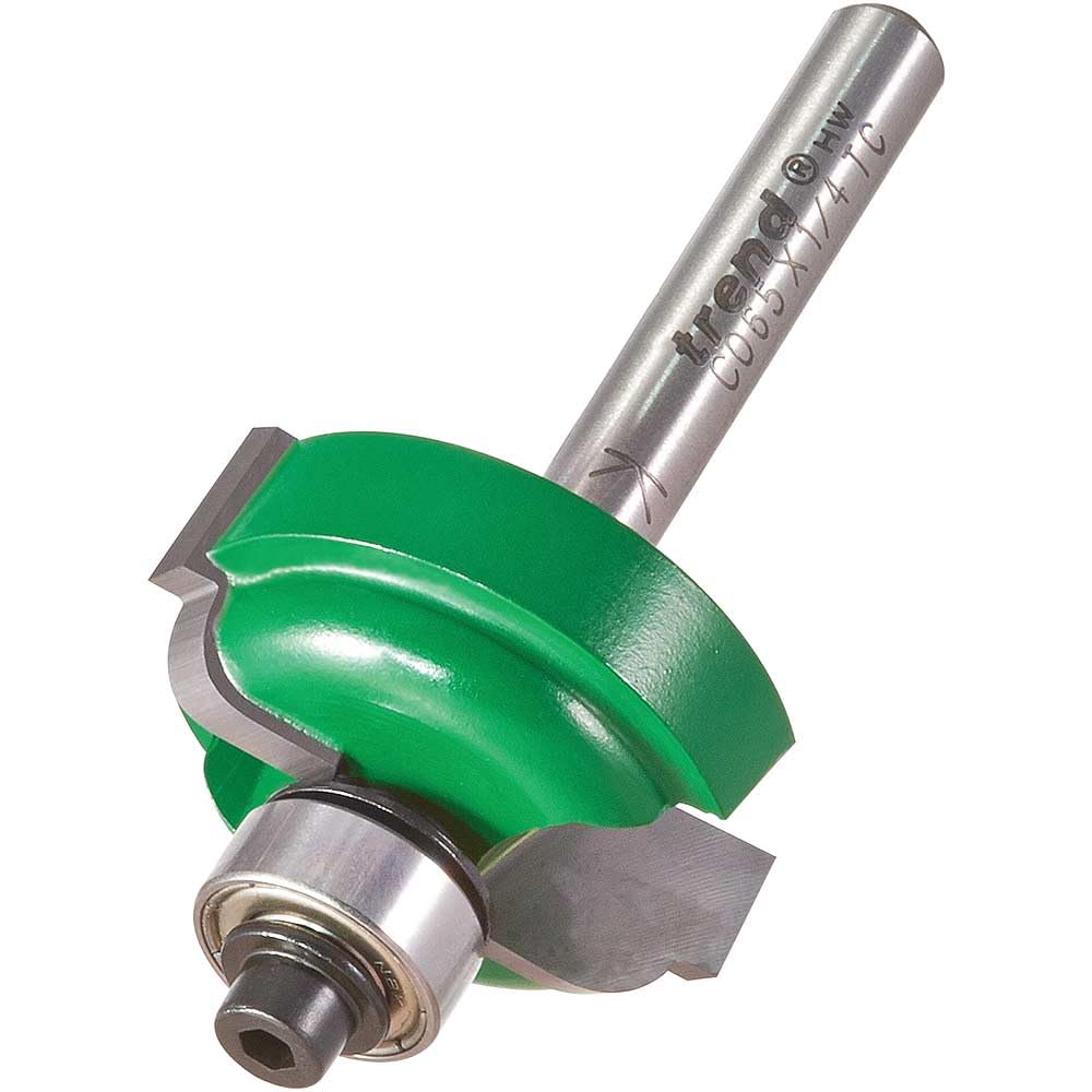 Trend CRAFTPRO Radius Bearing Guided Router Cutter 31mm 12.7mm 1/4"