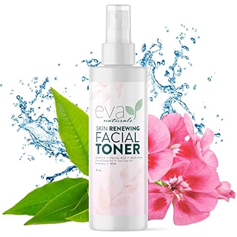 Eva Naturals All-In-One Skin Renewing Toner - Hydratisierendes Gesichtswasser - Hautreiniger zur Aufhellung und Bekämpfung von Akne Cover