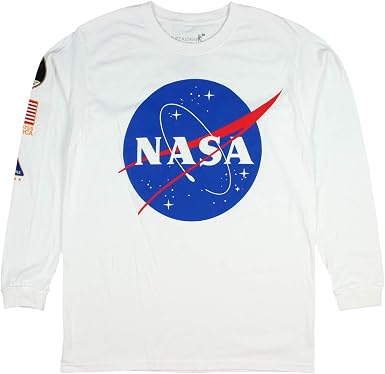 Amazon.com: Buzz Aldrin NASA - Camiseta de manga larga para hombre, diseño  de parches estampados, L : Ropa, Zapatos y Joyería