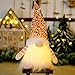 Buyaole Gnomo Natalizio, Lampada Gnomo Natale Grande, Gnomo Peluche con Cappello di Natale, Elfo Natale Folletto di Natale Decorazione, Ornamenti Regalo Natalizi