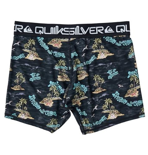 QUIKSILVER 水陸両用 総柄インナーボクサーショーツ