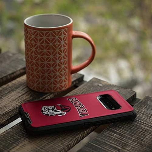Skinit Decal Skin Compatible with OtterBox Defender Galaxy S10 Plus - Officially Licensed College Georgia Bulldogs Design