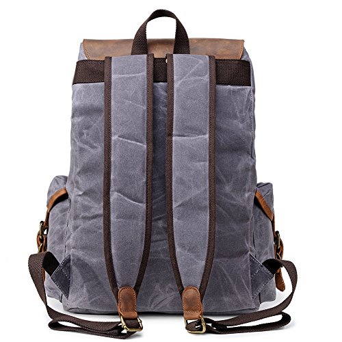 canvas backpack with laptop compartment