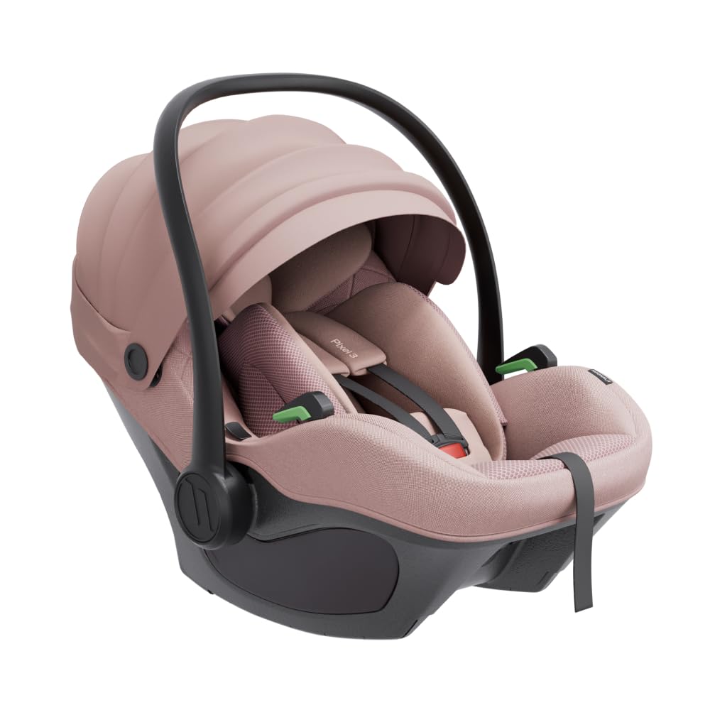 Avionaut Pixel 3 Babyschale – Leichtester Kindersitz der Welt (2,5 kg) – i-Size (40–86 cm, 0–13 kg) – Neugeborene Autositz – Isofix-kompatibel (Pink)