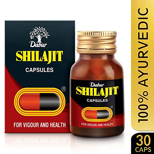 Dabur Shilajit Ayurvedic Capsules - 30 capsules | Pure Shilajit With Antifatigue , Anti Inflammatory Benefits | For Vigour & Strength | Immunity Booster | Ayurvedic Health Tonic - Image 2