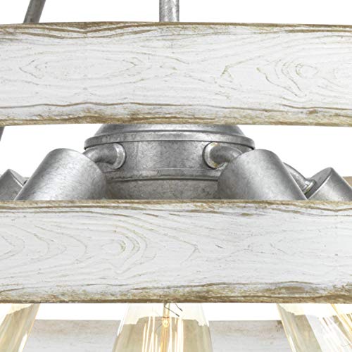 Image of Gulliver Collection 5-Light Coastal Pendant Light Galvanized