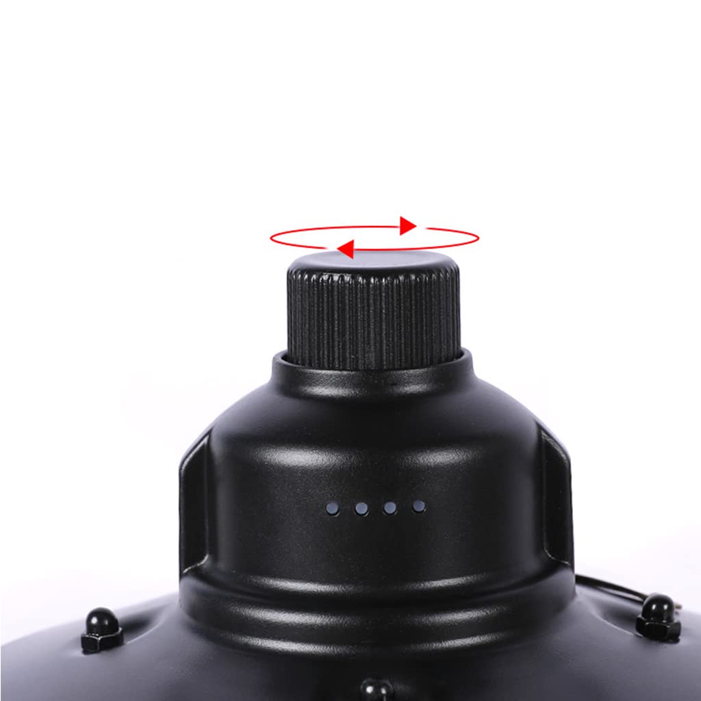 Lampa wisząca w stylu vintage, lampa kempingowa z 3 trybami świecenia, latarnia LED