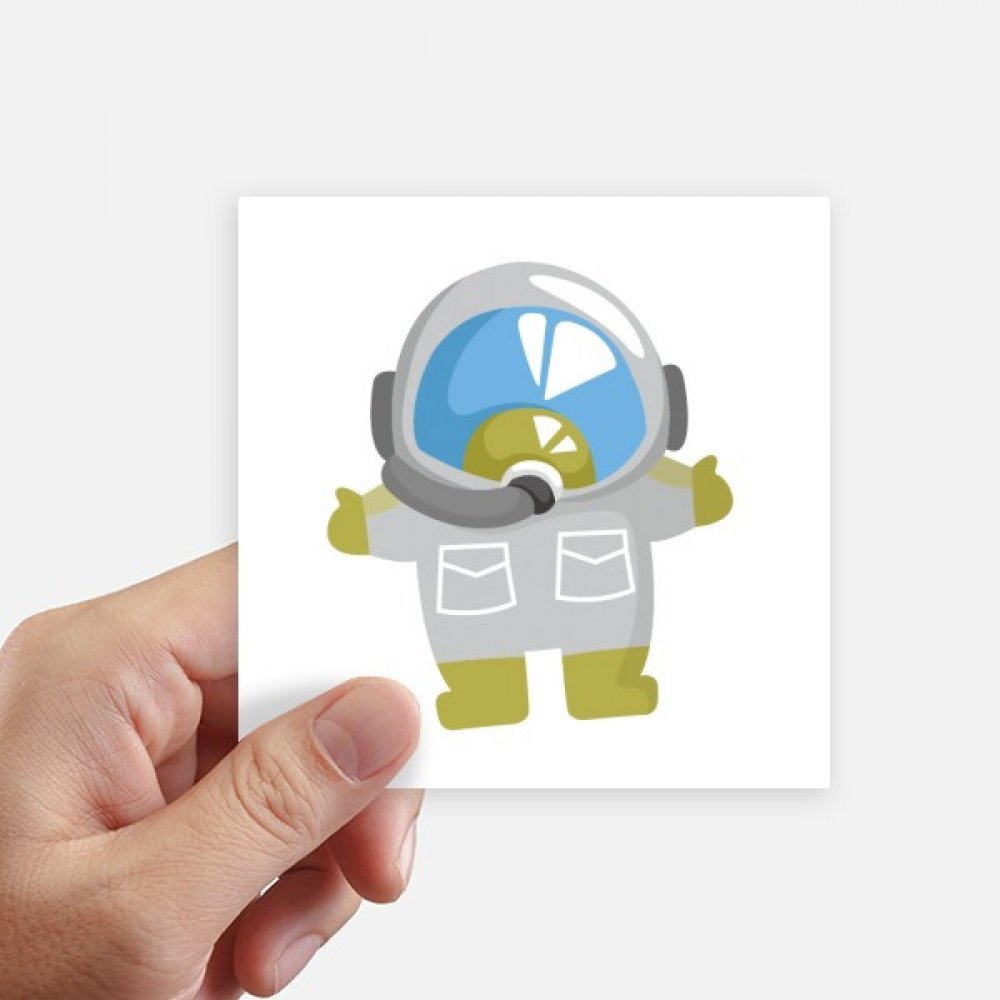 Sticker univers alien et astronaute pour masquer les rayures de valise et pc portable 8Pcs