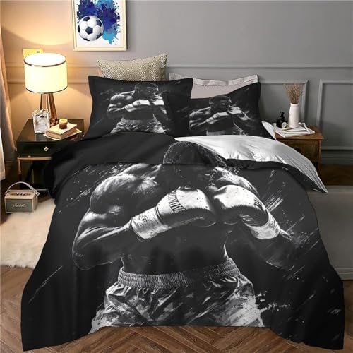 Parure de lit illustration botanique king 220x240cm avec housse de couette en microfibre
