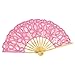 VON LILIENFELD Ventaglio Pizzo Pieghevole Decorativi Accessori Carmen rosa