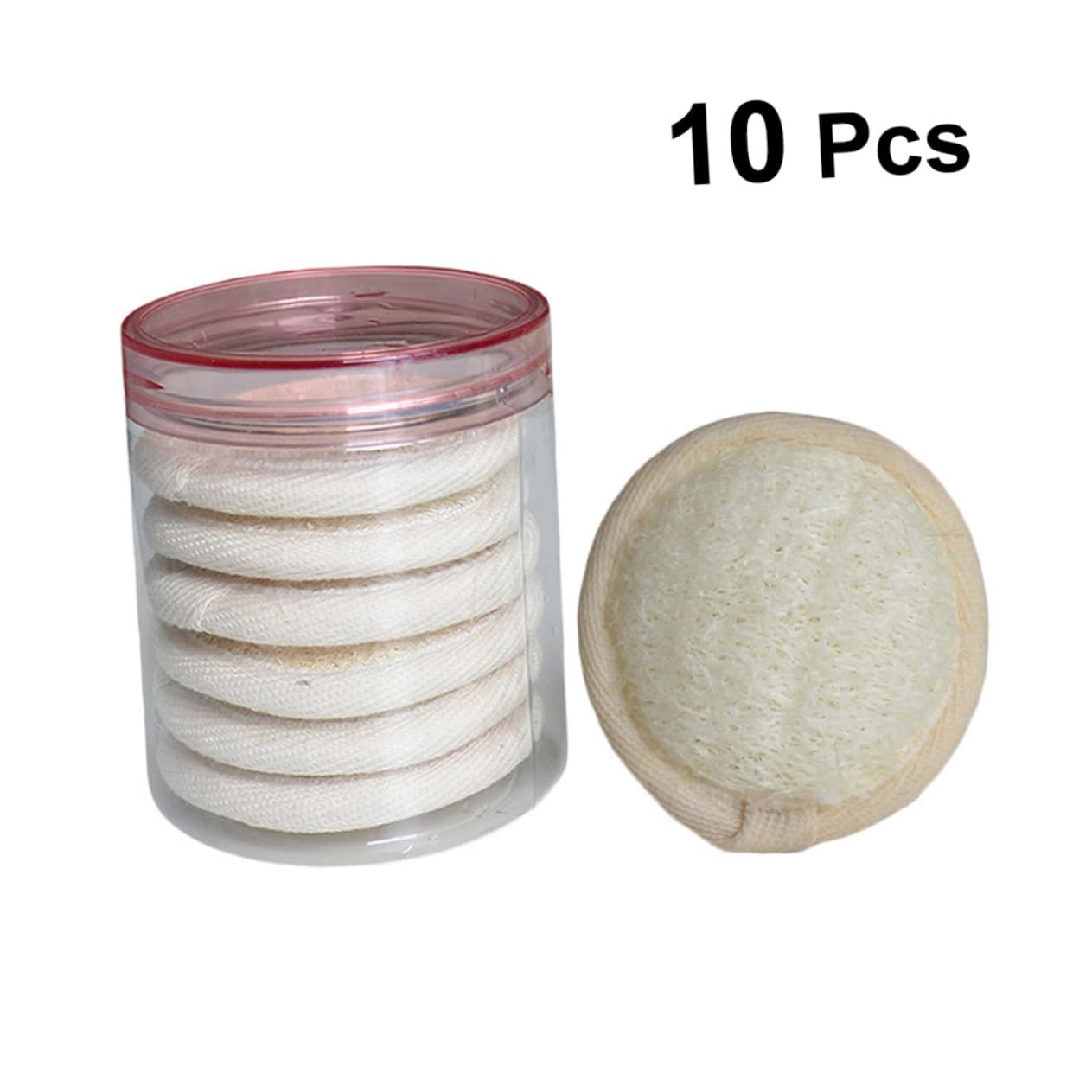 3 Piezas 1 10 Piezas Esponja Facial Paño Desmaquillante Almohadillas Exfoliantes De Lufa Esponja De Baño Esponja Corporal Rostro Esponjas Almohadilla De Maquillaje Esponja Vegetal