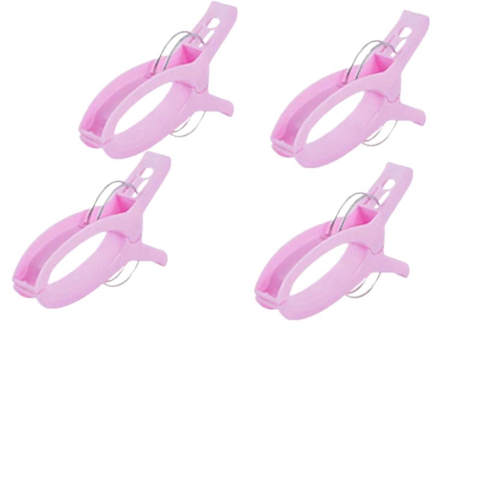 100/400Pcs Plastic Clothespins Clips Reusable Fixed Laundry Sunbed Lounger Clothes Pegs Home Bathroom Organization for Washing Line(Pink,400pcs)