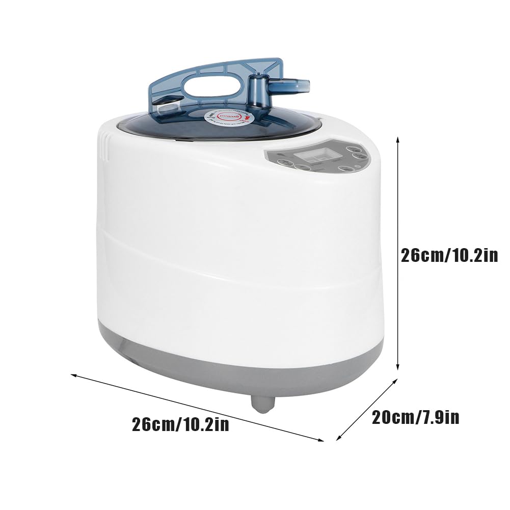 Generador de Vapor Corporal para Sauna, máquina de fumigación portátil, generador de ollas de Acero Inoxidable con botón táctil Inteligente, Control Remoto para Ducha, baño, hogar, baño, SPA, 2,8 l