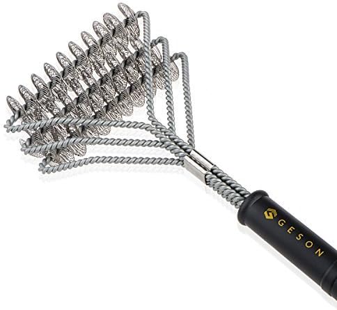 Grill Brush Bristle Free - Barbecue Brush for Grill, 100% Rust Resistant Safe Grill Cleaner for Porcelain, Propane, Electric, Infrared, Stainless Steel, Gas, Iron and Weber Grill Grates