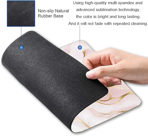 Image of Premium-Textured Mouse Pad, Non-Slip Rubber Base Mousepad for Laptop, Computer & PC, 9.5x7.9 in - Enhanced Precision, Ergonomic Comfort, Ideal for Gaming & Office (OMA-19)
