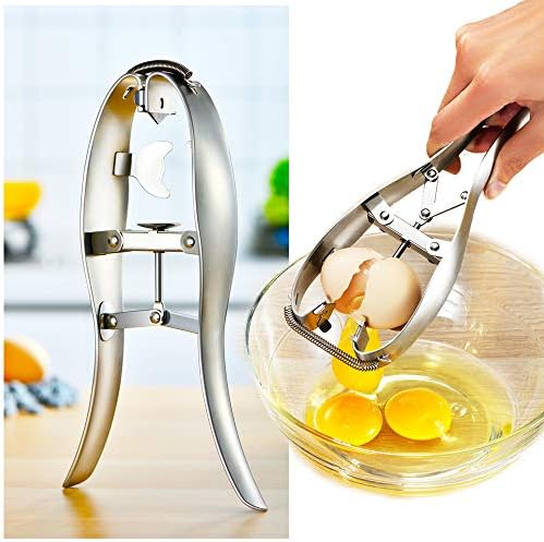 2 IN 1 Food grade ABS stainless steel Egg Opener,Eggshell Cracker Cutter,Kitchen Tools…