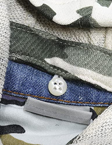 KIDSCOOL SPACE Little Kids Jean Jacket,Embroidery Denim Coat Outfit4