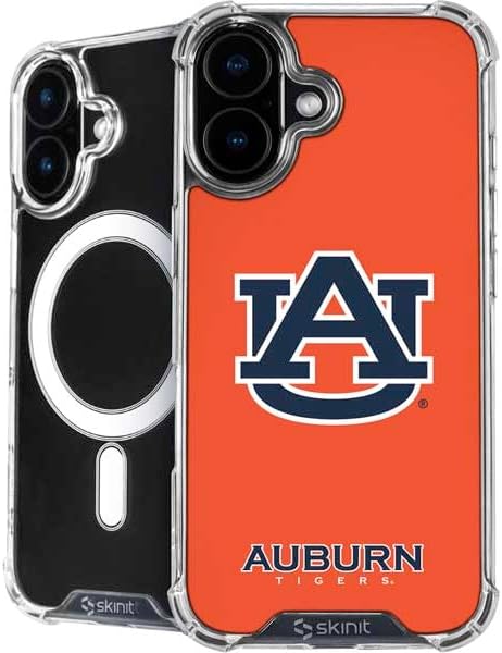 Skinit Phone Case Compatible with MagSafe iPhone 17 - Officially Licensed Auburn University Tigers Mascot Design