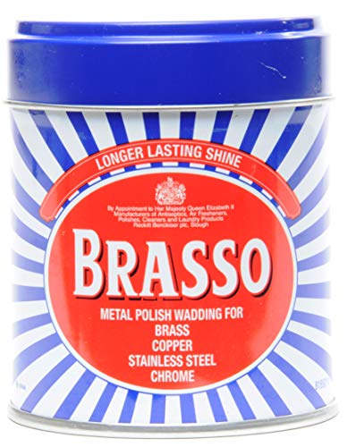 Brasso Metal Polisher Wadding for Brass, Copper, Stainless Steel & Chrome 2 x 175ml