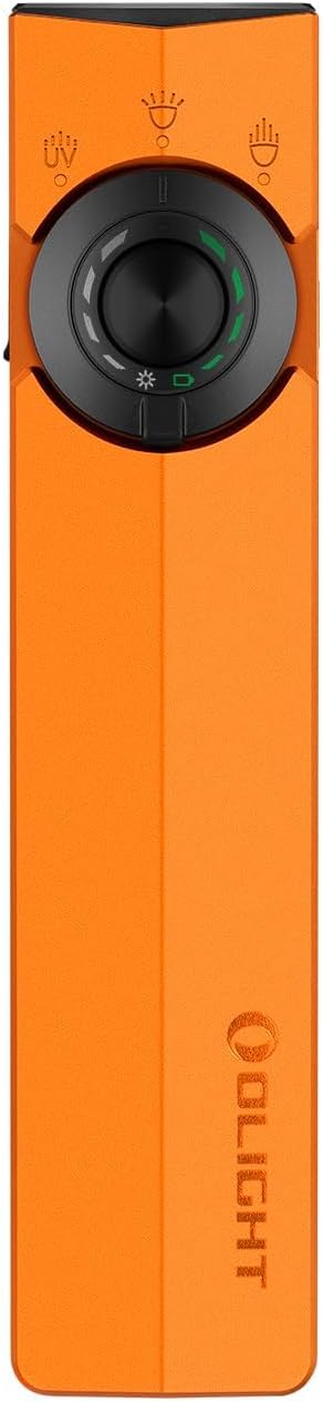 OLIGHT ArkPro EDC Flat Flashlight Rechargeable with Green Beam, UV and White LED,1500 Lumens USB-C Pocket Camping Flashlight, Spotlight Floodlight for Outdoor Emergency Working (Orange CW) OLIGHT ArkPro EDC Flat Flashlight Rechargeable with Green Beam, UV and White LED,1500 Lumens USB-C Pocket Camping Flashlight, Spotlight Floodlight for Outdoor Emergency Working (Orange CW)