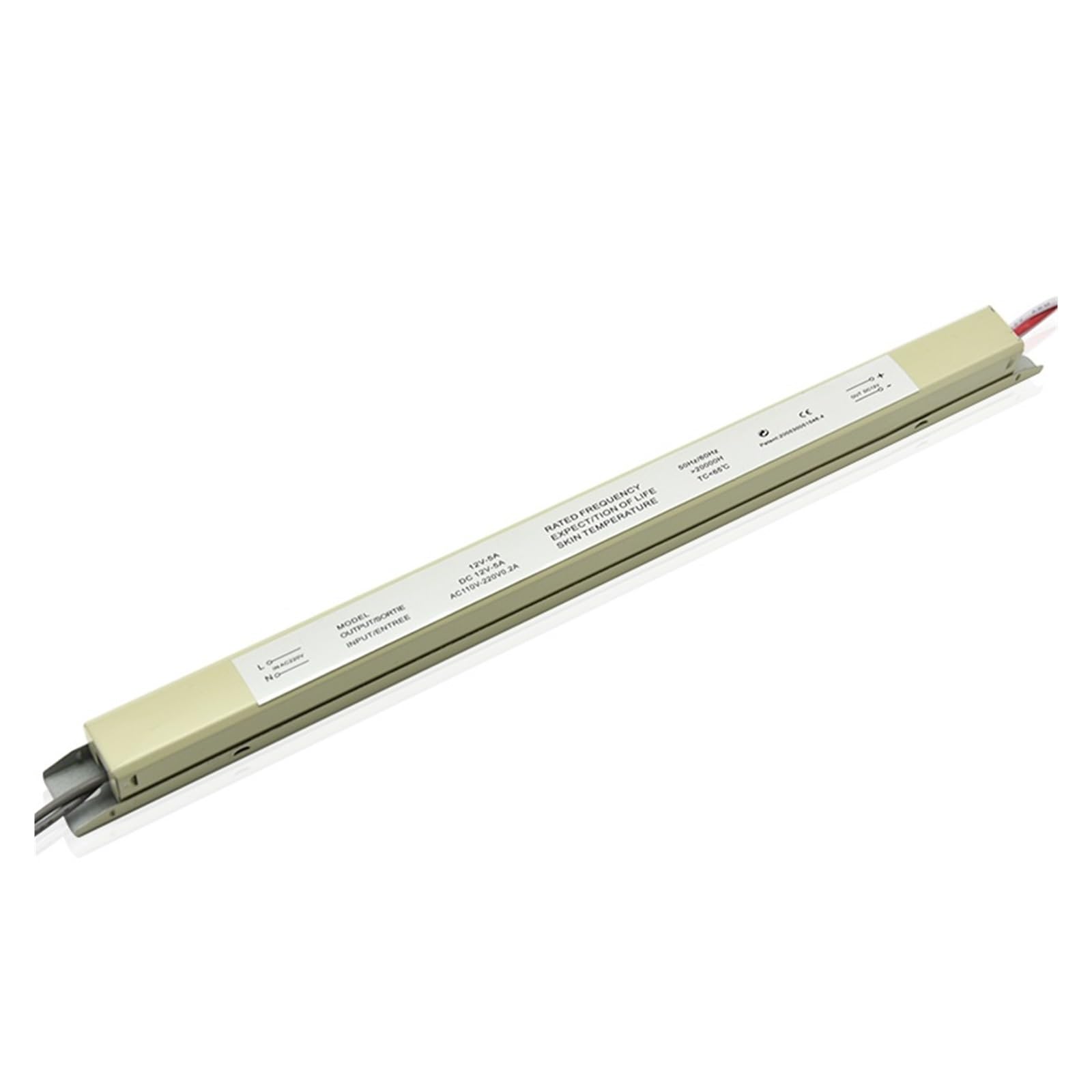 1 Pz Alimentatore LED Ultra Sottile DC12V 18W 25W 36W 48W 60W Trasformatore di Illuminazione AC110-220V HA CONDOTTO LA Luce di Striscia Pubblicità Bordo Driver(12V 18W)